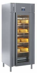 Шкаф с высоким уровнем контроля влажности полюс m700gn-1-g-hhc 9005 (сыр, мясо)