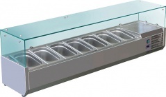Холодильная витрина для ингредиентов viatto vrx 1500/330