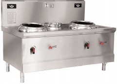 Плита wok eco kitchen ind-a0w-b16*2fl